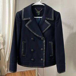 J.Crew Navy Pea coat